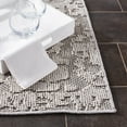 thumbnail image 5 of SAFAVIEH Global Herleva Abstract Indoor/Outdoor Area Rug, Grey/Light Grey, 4' x 6', 5 of 9
