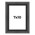 thumbnail image 3 of 7x10 Frame Black Solid Wood Picture Frame - Complete Modern Photo Frame Includes UV Acrylic, 3 of 8