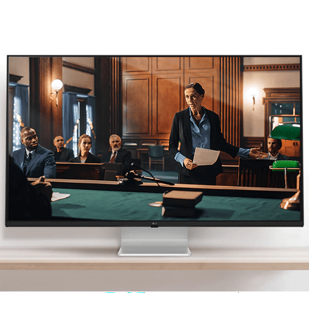 LG 42.5 inch WIDE 4K HDR IPS Smart Monitor 43SQ700S with Built-in