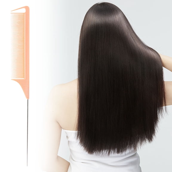 Tail Comb, Antistatic Hair Comb, Heat Resistant Salon Styling Comb for All Hair Types, Fine Teeth Parting Comb with Comfortable Grip and Durable Plastic Material for Men Women Kids