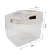 thumbnail image 2 of Rice Storage Container Airtight Dampproof Rice Bin Large Capacity Transpatent Rice Bucket for Household Khaki 22lb, 2 of 5