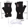 thumbnail image 3 of Guantes Térmicos Térmicos para Hombres Mujeres Manoplas Térmicas Calentadores de Manos Eléctricos USB Recargables Lavables Guantes Cálidos de Manos Completas y Medias para Interiores o Exteriores, 3 of 6