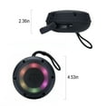 thumbnail image 3 of Matoen Bluetooth Speaker with Colorful Light Outdoor Mountaineering Speaker Portable Pendant Speaker Black, 3 of 9