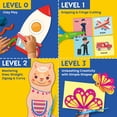 thumbnail image 4 of Kit de Habilidades con Tijeras Funcils para Niños Pequeños con Arcilla al Aire 3-7 Años, 4 of 9