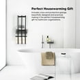 thumbnail image 4 of Toallero Enrollado Soporte Baño Pared Montado En La Pared 3 Barras, 4 of 7