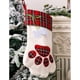 thumbnail image 1 of Medias de Navidad con diseño de pata de mascota para colgar en chimenea, bolsas de regalo de Navidad, bolsas para decoración de árbol de Navidad, 1 of 5