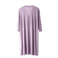 thumbnail image 5 of Men's Viscose Rayon Cardigan-Style Pajama Robe with V-Neck and Pockets, 5 of 5