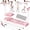 7-in-1 - Pink, variant on 8-in-1 Multifunctional Fitness Board, ABS Pilates Slide Board for Core & Abdominal Training, Foldable Portable Home Gym Equipment for Full-Body Workout, Multiple Colors Available
