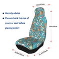 thumbnail image 4 of Fuzoiu Cute Conch Print Seat Covers Set, Car Seat Covers Front Seats, Car Seat Protector, Car Seat Cushion, Seat Covers Carseat Cover Universal Fit for Most Cars, 4 of 7