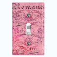 thumbnail image 1 of Metal Light Switch Plate Outlet Cover Red Music Sheet Wallpaper Damask MUS005, 1 of 13