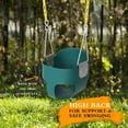 thumbnail image 4 of Ktaxon High Bucket Swing for Toddler, Seat Children Swing Set, Green, 4 of 12