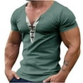 thumbnail image 2 of pstuiky Camisa de manga corta para hombre, Camiseta informal de verano con capucha y estampado de camuflaje de cobre, personalizada, de manga corta, para hombre camisetas de hombre xxl, 2 of 5
