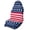 American Flag Stars Stripes Theme, variant on Uourmeti Car Seat Towel Cover, Compatible with Truck Seat Van, Terry Cloth Car Seat Cover for Trucks Cars, Watercolor Butterfly Rose