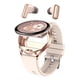 thumbnail image 1 of Cateissary Reloj inteligente con auriculares Carga magnética Comodidad indolora Reducción de ruido bidireccional Sonido del reloj inteligente Relojes inteligentes dorado, 1 of 6