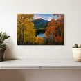 thumbnail image 2 of Elephant Stock Bear Lake In Autumn Wall Art - Horizontal Canvas Wall Art - Living Room Wall Decor - Nature Canvas - Orange And Green Decor - 12" x 8", 2 of 8