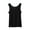 Black, variant on Nnhblu Coffee Women Round Neck Tank Tops Summer Sleeveless Wide Strap Casual Tops Loose Fit Banded Bottom Shirts Tops M-XXL