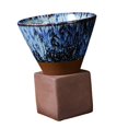 thumbnail image 5 of hengtong 90ml Creative Retro Ceramic Tea Cup Pottery Coffee Cup Coffee Mug for Restaurant Blue, 5 of 9