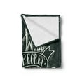 thumbnail image 2 of Saying Soft Flannel Fleece Blanket, Hand Written You Will Never Regret Being Kind on Ink Splatter Background, Cozy Plush for Indoor and Outdoor Use, 50" x 70", Black Ivory Vermilion, by Ambesonne, 2 of 5