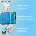 thumbnail image 4 of Intex 28211EH 12' x 30" Metal Frame Round Above Ground Swimming Pool with Pump, 4 of 8