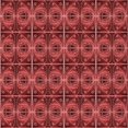 thumbnail image 1 of Ahgly Company Tapis d'Intérieur Lavable en Machine Carré Rouge, 4 Pieds Carré, 1 of 7