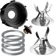 thumbnail image 1 of czcpp-8 Pcs Pièce de Rechange Lames de Glace 4961 4980 Capuchon de Fond de Pot 4902 Joints en Caoutchouc et Kit de Goujon d'Attelage Compatible avec Accessoires de Mixeur Oster & Osterizer, 1 of 4