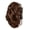 Light brown, variant on Stylish Curly Hair Chignon Clip For Women Ponytail Bun Heat Resistant Design