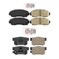 thumbnail image 5 of Honda CRV Ceramic Front + Rear Disc Brake Pads For Acura RDX Honda CRV Crosstour, 5 of 9