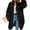 Black, variant on Women's Teddy Fleece Coat-Plush Oversized Long Cardigan, Cozy Winter Fuzzy Outwear for Casual Style