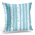 thumbnail image 1 of BOSDECO White Grove Birch Trees on Blue Abstract Pillowcase Pillow Cover Cushion Case 20x20 inch, 1 of 1