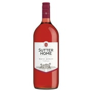 Sutter Home White Merlot California Red Wine, 1.5 L Glass Bottle, 12.5% ABV