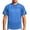 Blue, variant on Blank Football Jersey For Men V-Neck Short Sleeve Athletic Tops Summer Casual Hip Hop Practice Sports Uniform Shirts
