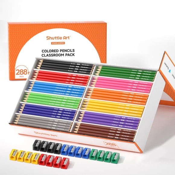 Lapices De Colores Shuttle Art Sa Cp-288 Pack X288