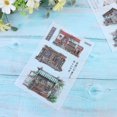 thumbnail image 2 of 10 Sets Japanese Building Theme Scrapbook Sticker Handcraft Diy Washi Decorative Decals Accessaries Photo Album Decor Diary Sticker Label Scrapbooking, 2 of 2