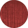 thumbnail image 1 of Ahgly Company Indoor Round Abstract Red Contemporary Area Rugs, 5' Round, 1 of 4