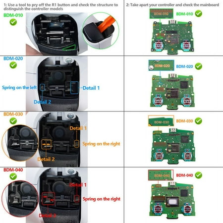 eXtremeRate Solid Black RISE4 Remap Kit Replacement Back Paddles K1K2K3K4 Housing for PS5 Controller BDM-010/020/030/040