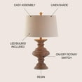 thumbnail image 5 of JONATHAN Y Scarlett 26.5" Resin LED Table Lamp, Brown, JYL1001A, 5 of 5