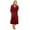 Wine, variant on HEARTNICE Womens Fleece Robes, Plush Long Bathrobe Soft Warm Robes,(Dark Gray,S-M)