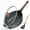 12 in Black Deep Frying Pan, variant on Nonstick Frying Pan with Lid, DIIG Cast Iron Granite Stone Coating 11 inch Deep Sauté Pans Skillets Sauce Cooking Pan Cookware, Suit for Gas Induction All Stove Compatible, 28 cm