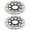 Black, variant on 1Pair Front Brake Discs Rotors for HONDA CBR1000RR CBR 1000 RR Fireblade 08-16 2008 2009 2010 2011 2012 2013 2014 2015 2016