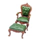 thumbnail image 5 of 2 piezas 1:12 Silla de casa de muñecas y taburete, accesorios de simulación de juguete, accesorios de muñeca decoración para el hogar, decoración claro, 5 of 9