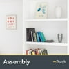 Book and Storage Shelf Assembly by Porch Home Services