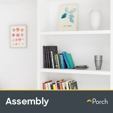 Book and Storage Shelf Assembly by Porch Home