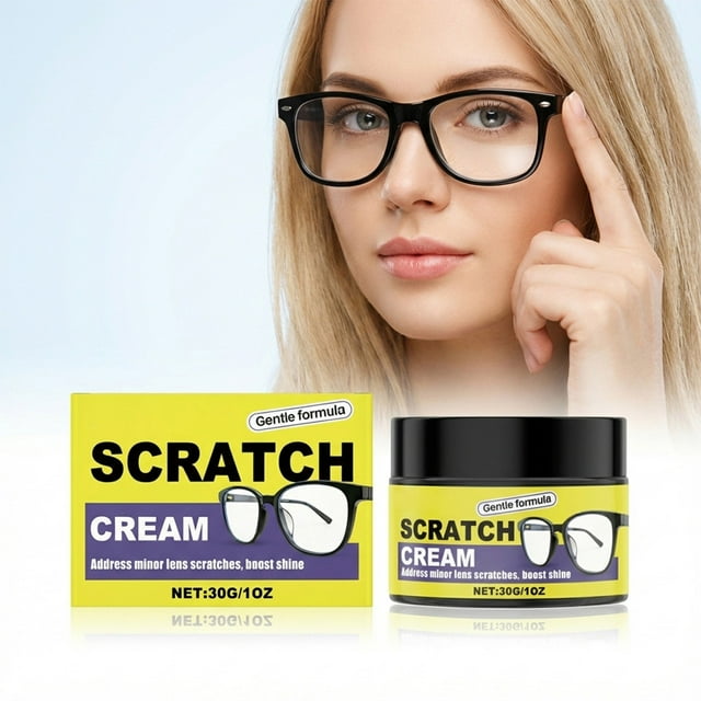 La Crema para El Cuidado de Los Arañazos de Las Gafas Es Adecuada para Varios Tipos de Lentes para Mejorar Su Brillo.
