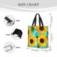 thumbnail image 2 of Easygdp Sunflowers With Green Leaves Bolsa Tote para Mujer, Bolso de Hombro para Trabajo, Playa, Viajes, Compras y Supermercado, 2 of 6