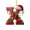I, variant on 26 Letter Christmas Gingerbread Alphabet Ornaments, New Christmas Initial Hanging Ornaments, Personalized Cane Candy & Xmas Balls Bauble Decor Ornaments for Tree, Gingerbread Xmas Letter Ornament-A