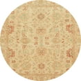 thumbnail image 1 of Ahgly Company Indoor Round Abstract Orange Oriental Area Rugs, 7' Round, 1 of 6