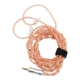 thumbnail image 3 of Cable de actualización para auriculares, 4 núcleos, conector de 2,5 mm, 0,78 mm, 2 pines, cable de repuesto para auriculares chapado en plata, 3,9 pies, 3 of 5