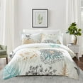 thumbnail image 1 of Housse de Couette Grand, 100 % Coton Percale Style Oiseau Housse de Couette 3 Pcs, 1 of 6