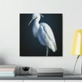 thumbnail image 3 of Snowy Egret Reflection - Canvas, 3 of 10