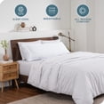 thumbnail image 3 of Bare Home Body Pillowcase - Envelope Closure - Ultra Soft - Double Brushed - White, 3 of 7
